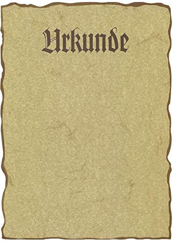 Artoz Urkundenpapier "rustik chamois"- marmoriert - vintage-papier - 29,7 x 21,0 cm- A4 mit Urkunde Aufdruck - 50 Blatt von ARTOZ