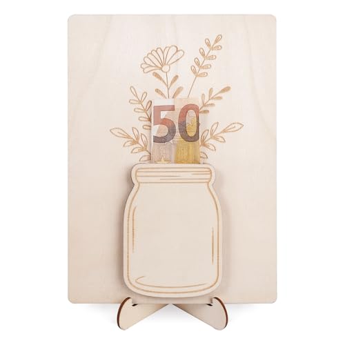 ARTREE Geldgeschenke Geburtstag aus Holz, DIY Geldgeschenke Verpackung mit Ständer, Geburtstagskarte Geldgeschenk Kreativ Milchflasche Geldgeschenk Geburtstag für Frauen Männer Geburtstag ARTREE Geldgeschenke Geburtstag aus Holz, DIY Geldgeschenke Verpackung mit Ständer, Geburtstagskarte Geldgeschenk Kreativ Milchflasche Geldgeschenk Geburtstag für Frauen Männer Geburtstag von ARTREE