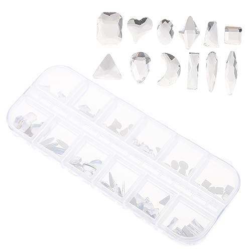 ARTSEWPLY 1 Karton DIY Nail Art Charms Set Fächer mit Flachen Ab Strasssteinen Funkelnde Diamanten für Nagelkunst Vielseitige Nail Accessories für Party und DIY Dekoration ARTSEWPLY 1 Karton DIY Nail Art Charms Set Fächer mit Flachen Ab Strasssteinen Funkelnde Diamanten für Nagelkunst Vielseitige Nail Accessories für Party und DIY Dekoration von ARTSEWPLY