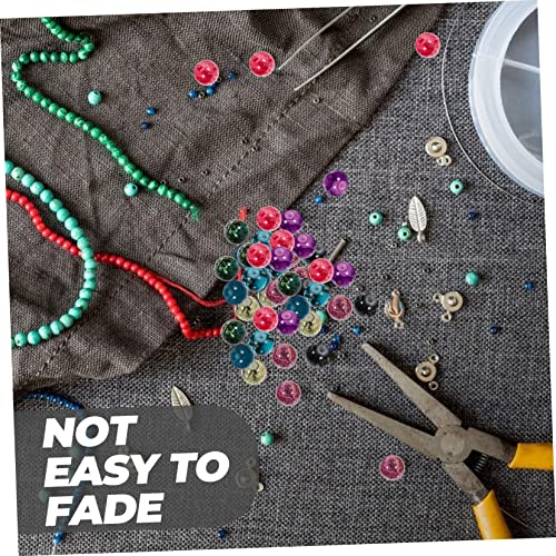 ARTSEWPLY 1 Karton Farben Glasperlen Kristall Spacer Perlen für Schmuckherstellung DIY Bastelperlen für Armbänder Halsketten Handgemachte Accessoires Bunte Lose Perlen zum Auffädeln von ARTSEWPLY