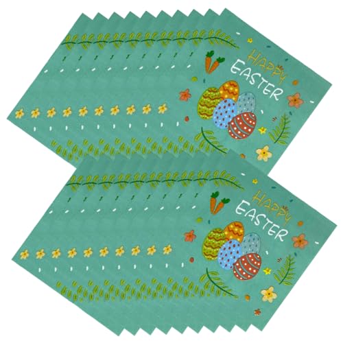 ARTSEWPLY 1 Packung Urlaubsangebot Hase für ostern seidenpapier Papierservietten zarte Servietten Bankette Servietten Osterservietten aus Papier Osterdekor Zellstoff von ARTSEWPLY