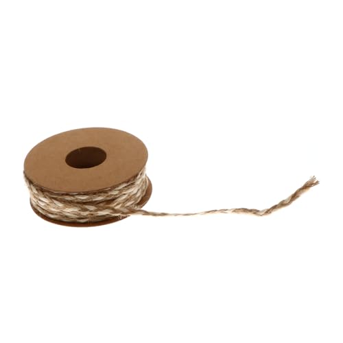 ARTSEWPLY 1 Rolle Geschenkband Jute Geflochtenes Dekorationsband für Basteln und Hochzeiten für DIY Projekte Gartenarbeit und Festliche Anlässe von ARTSEWPLY