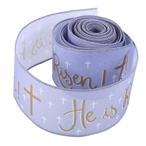 ARTSEWPLY 1 Rolle Osterband Geschenkbänder Festliches geschenkband ostern Festliche Bänder geschenkideen ostern verdrahtetes Band Urlaubsbänder Außenband Drahtkantenband Metall ARTSEWPLY 1 Rolle Osterband Geschenkbänder Festliches geschenkband ostern Festliche Bänder geschenkideen ostern verdrahtetes Band Urlaubsbänder Außenband Drahtkantenband Metall von ARTSEWPLY