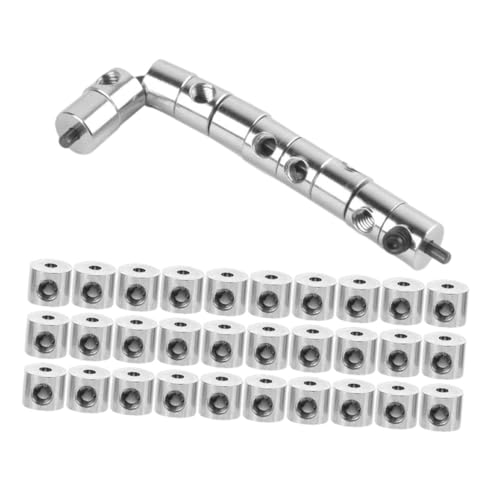 ARTSEWPLY 1 Satz Metallverschluss Set für Anstecknadeln Teiliges Set mit Kupfer Pin Backs und Schraubenschlüssel für Schmuckherstellung und DIY Projekte ARTSEWPLY 1 Satz Metallverschluss Set für Anstecknadeln Teiliges Set mit Kupfer Pin Backs und Schraubenschlüssel für Schmuckherstellung und DIY Projekte von ARTSEWPLY