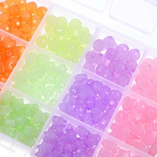 ARTSEWPLY 1 Schachtel DIY Spacer Perlen Kleine Herz Sternzwischenperlen für Armbänder Halsketten Schmuckherstellung Langlebige Bastelperlen für DIY Schmuck Zubehör ARTSEWPLY 1 Schachtel DIY Spacer Perlen Kleine Herz Sternzwischenperlen für Armbänder Halsketten Schmuckherstellung Langlebige Bastelperlen für DIY Schmuck Zubehör von ARTSEWPLY