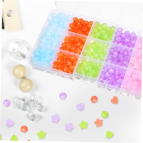 ARTSEWPLY 1 Schachtel Glänzende Bastelperlen Herz Stern Form Schmuckperlen für DIY Armbänder Halsketten Bastelbedarf Bunte Hochwertige Perlen zum Auffädeln und Kreativsein ARTSEWPLY 1 Schachtel Glänzende Bastelperlen Herz Stern Form Schmuckperlen für DIY Armbänder Halsketten Bastelbedarf Bunte Hochwertige Perlen zum Auffädeln und Kreativsein von ARTSEWPLY