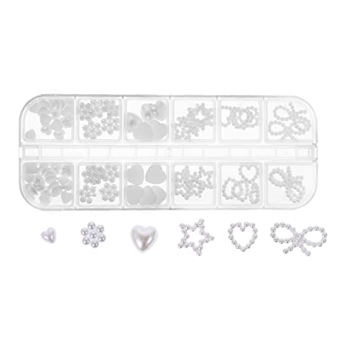 ARTSEWPLY 1 Schachtel Kreative Nagelkunst Perlen DIY Maniküre Charms für Nägel Dekoration für Handys Notizbücher und Mehr Leicht und Tragbar für Geeignet ARTSEWPLY 1 Schachtel Kreative Nagelkunst Perlen DIY Maniküre Charms für Nägel Dekoration für Handys Notizbücher und Mehr Leicht und Tragbar für Geeignet von ARTSEWPLY