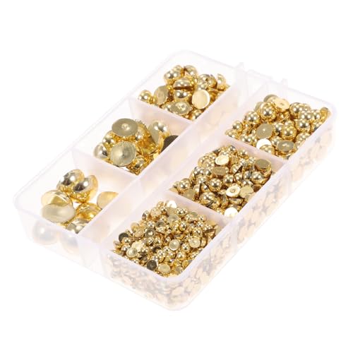 ARTSEWPLY 1 Schachtel Künstliche Perlen Halbkreis Flachboden Nail Art Charms DIY Bastelset für Schmuckherstellung für Kreative Projekte und Dekoration ARTSEWPLY 1 Schachtel Künstliche Perlen Halbkreis Flachboden Nail Art Charms DIY Bastelset für Schmuckherstellung für Kreative Projekte und Dekoration von ARTSEWPLY
