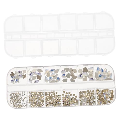 ARTSEWPLY 1 Schachtel Nail Diamonds mit Vielfältigen Formen Flache Rückseite Schillernde Nagelsteine für DIY Nail Art Glänzende Nagelverzierung für Fingernägel und Falsche Nägel für ARTSEWPLY 1 Schachtel Nail Diamonds mit Vielfältigen Formen Flache Rückseite Schillernde Nagelsteine für DIY Nail Art Glänzende Nagelverzierung für Fingernägel und Falsche Nägel für von ARTSEWPLY