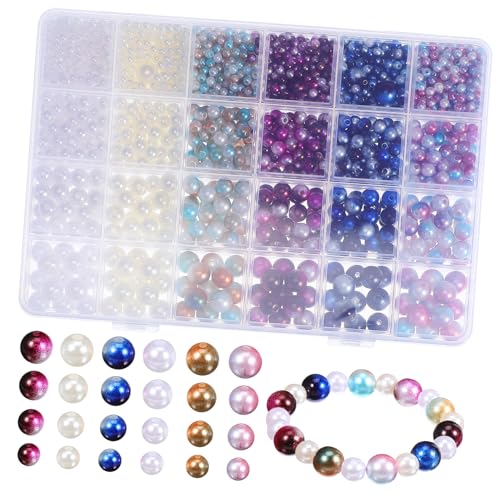 ARTSEWPLY 1 Schachtel Perlen Set für DIY Schmuckherstellung Durchbrochene Farbverlauf Perlen Lose Bastelperlen für Armbänder Ketten und Kreative Dekorationen ARTSEWPLY 1 Schachtel Perlen Set für DIY Schmuckherstellung Durchbrochene Farbverlauf Perlen Lose Bastelperlen für Armbänder Ketten und Kreative Dekorationen von ARTSEWPLY