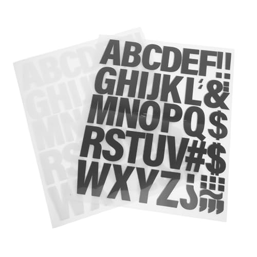 ARTSEWPLY 10 Blatt Thermalübertragungsbuchstabenaufkleber Wärmeübertragungsaufkleber Aufkleber für den Thermotransferdruck Wärmeübertragungsbuchstaben für Kleidung Stoffbriefaufkleber Vinyl von ARTSEWPLY