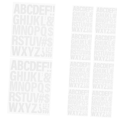 ARTSEWPLY 10 Blatt Wärmeübertragungs Buchstabenband Weiße Buchstaben Patches Alphabet Weiße Patches Stoffbuchstaben Zum Aufkleben Auf Wärmeübertragungsaufkleber Zum Aufbügeln Von von ARTSEWPLY