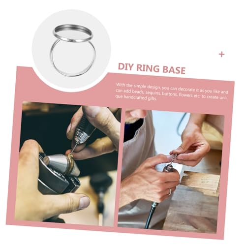 ARTSEWPLY 10 Stück Einstellbare Edelstahl Ringhalter Teiliges Stabile Schmuck Ringbasis zum DIY Ringe Basteln für Frauen und Mädchen Langlebig Verschleißfest Sicher ARTSEWPLY 10 Stück Einstellbare Edelstahl Ringhalter Teiliges Stabile Schmuck Ringbasis zum DIY Ringe Basteln für Frauen und Mädchen Langlebig Verschleißfest Sicher von ARTSEWPLY