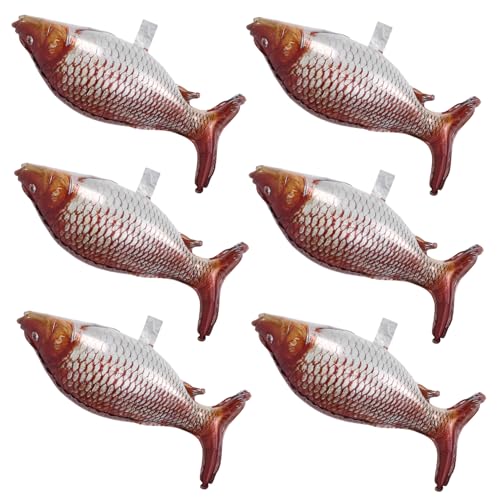 ARTSEWPLY 10 Stück Fischförmige Luftballons aus Aluminiumfolie Realistische Karpfenform Leicht Aufblasbar Bunte Deko für Angler Partys Geburtstage und Meeresthema Feiern ARTSEWPLY 10 Stück Fischförmige Luftballons aus Aluminiumfolie Realistische Karpfenform Leicht Aufblasbar Bunte Deko für Angler Partys Geburtstage und Meeresthema Feiern von ARTSEWPLY