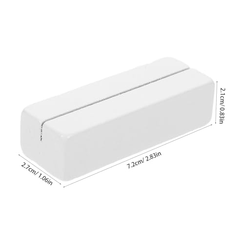 ARTSEWPLY 10 Stück Holz Kartenhalter Tischkartenhalter Vielseitig für Hochzeit Party Memo Foto Notizhalter aus Langlebigem Holz für Tischdekoration und Namenskarten Präsentation von ARTSEWPLY