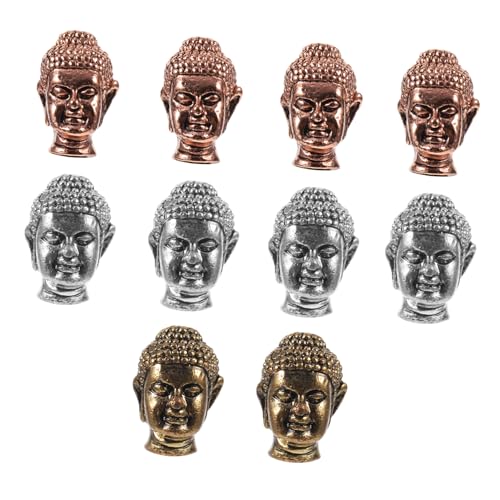 ARTSEWPLY 10 Stück Spacer Perlen Buddha Kopf Schmuckverbinder für Armbandherstellung DIY Schmuckzubehör Glücksbringer Charms Zubehör für Halsketten und Armbänder Zufällige Zufällige Farbe ARTSEWPLY 10 Stück Spacer Perlen Buddha Kopf Schmuckverbinder für Armbandherstellung DIY Schmuckzubehör Glücksbringer Charms Zubehör für Halsketten und Armbänder Zufällige Zufällige Farbe von ARTSEWPLY
