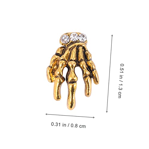 ARTSEWPLY 10 Stück Teiliges Alloy Skeleton Hand Nageldesign Diy Maniküre Dekoration für Natürliche und Künstliche Nägel Vielseitig für Nail Art und Salongebrauch ARTSEWPLY 10 Stück Teiliges Alloy Skeleton Hand Nageldesign Diy Maniküre Dekoration für Natürliche und Künstliche Nägel Vielseitig für Nail Art und Salongebrauch von ARTSEWPLY