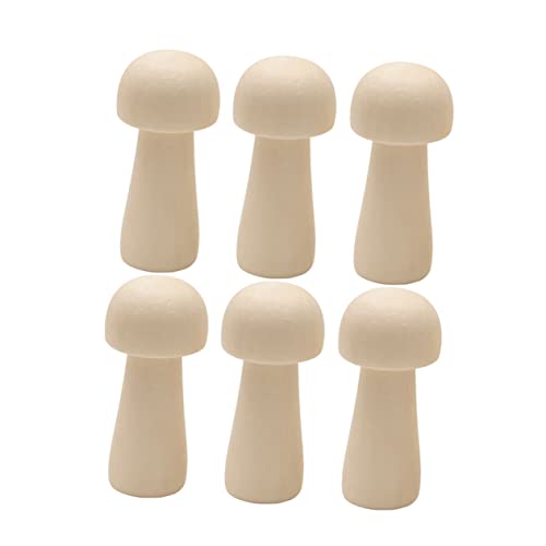 ARTSEWPLY 10 Stück Teiliges DIY Holzpilz Natürliche Unbehandelte Holzfiguren für Bemalen und Kreativen Basteln um Fantasie und Handwerkliche Fähigkeiten zu Fördern Umweltfreundlich und ARTSEWPLY 10 Stück Teiliges DIY Holzpilz Natürliche Unbehandelte Holzfiguren für Bemalen und Kreativen Basteln um Fantasie und Handwerkliche Fähigkeiten zu Fördern Umweltfreundlich und von ARTSEWPLY