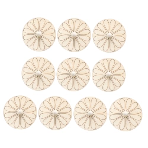 ARTSEWPLY 10 Stück Teiliges DIY Holzspielzeug für Naturbelassener Holzdreher mit Malfunktion Fördert Feinmotorik Kreativität und Hand Auge koordination für Jungen und Mädchen ARTSEWPLY 10 Stück Teiliges DIY Holzspielzeug für Naturbelassener Holzdreher mit Malfunktion Fördert Feinmotorik Kreativität und Hand Auge koordination für Jungen und Mädchen von ARTSEWPLY