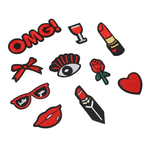 ARTSEWPLY 10 Stück Teiliges DIY Stickerei Aufbügelflicken Kreative Mode Applikationen für Kleidung Taschen Schuhe Hüte Umweltfreundlich Hautfreundlich Vielseitig für Textilien und ARTSEWPLY 10 Stück Teiliges DIY Stickerei Aufbügelflicken Kreative Mode Applikationen für Kleidung Taschen Schuhe Hüte Umweltfreundlich Hautfreundlich Vielseitig für Textilien und von ARTSEWPLY