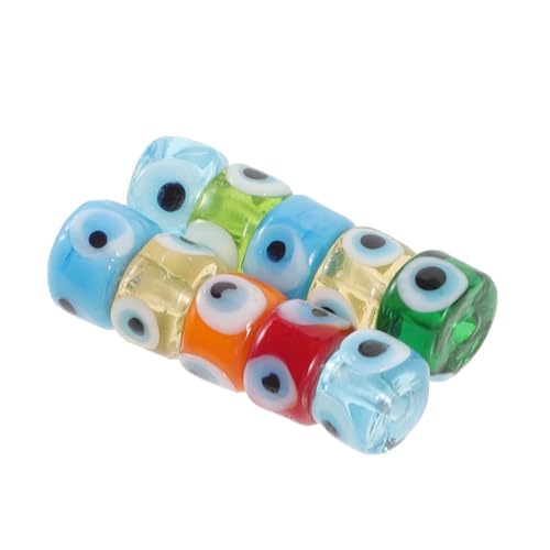 ARTSEWPLY 10 Stück Teiliges Große Glasperlen Augen Flach Rund DIY Schmuckperlen für Armbänder Halsketten Handgefertigte Bunte Evil Eye Bastelperlen ARTSEWPLY 10 Stück Teiliges Große Glasperlen Augen Flach Rund DIY Schmuckperlen für Armbänder Halsketten Handgefertigte Bunte Evil Eye Bastelperlen von ARTSEWPLY