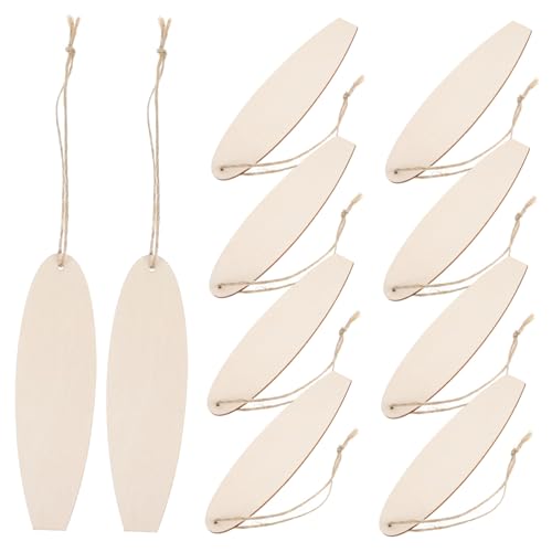 ARTSEWPLY 10 Stück Teiliges Holz Surfboard mit Schnur Unlackierte DIY Bastelplatten für Stabile Holzdeko für Sommer Strand und Hawaii Partys Bemalbare Wandornamente ARTSEWPLY 10 Stück Teiliges Holz Surfboard mit Schnur Unlackierte DIY Bastelplatten für Stabile Holzdeko für Sommer Strand und Hawaii Partys Bemalbare Wandornamente von ARTSEWPLY