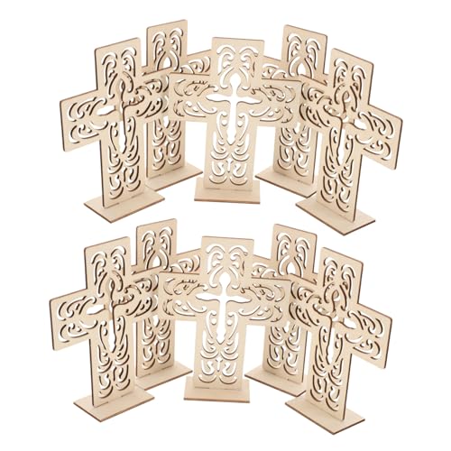 ARTSEWPLY 10 Stück Teiliges Holzkreuz Deko Unvollendetes DIY Holzornament mit Glatten Kanten Rustikaler Stil Vielseitig Nutzbares Bastelkreuz für Party Wohnraumdekoration ARTSEWPLY 10 Stück Teiliges Holzkreuz Deko Unvollendetes DIY Holzornament mit Glatten Kanten Rustikaler Stil Vielseitig Nutzbares Bastelkreuz für Party Wohnraumdekoration von ARTSEWPLY