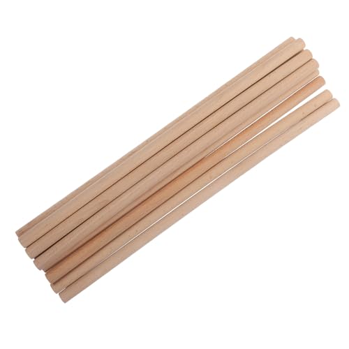 ARTSEWPLY 10 Stück Teiliges Holzstäbe aus Naturbelassenem Buchenholz für DIY Drumsticks Holzstab Bastelmaterial Sicher Langlebig für Holzarbeiten und Kreative Bastelprojekte ARTSEWPLY 10 Stück Teiliges Holzstäbe aus Naturbelassenem Buchenholz für DIY Drumsticks Holzstab Bastelmaterial Sicher Langlebig für Holzarbeiten und Kreative Bastelprojekte von ARTSEWPLY