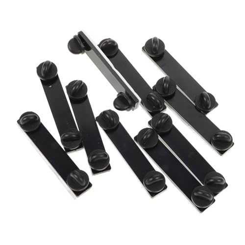 ARTSEWPLY 10 Stück Teiliges Kunststoff Brosche Pin Rückseiten Locking Pin Back für DIY Bastelbedarf Sicher und Praktisch für Anstecker Namensschilder und Mehr von ARTSEWPLY