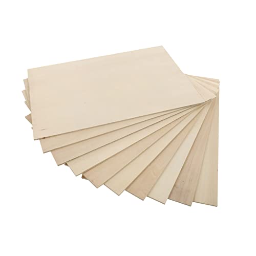 ARTSEWPLY 10 Stück Teiliges Lindensperrholzplatten Glatte Stabile Holzstücke zum Basteln Pyrographie und DIY Projekte für Erwachsene ARTSEWPLY 10 Stück Teiliges Lindensperrholzplatten Glatte Stabile Holzstücke zum Basteln Pyrographie und DIY Projekte für Erwachsene von ARTSEWPLY