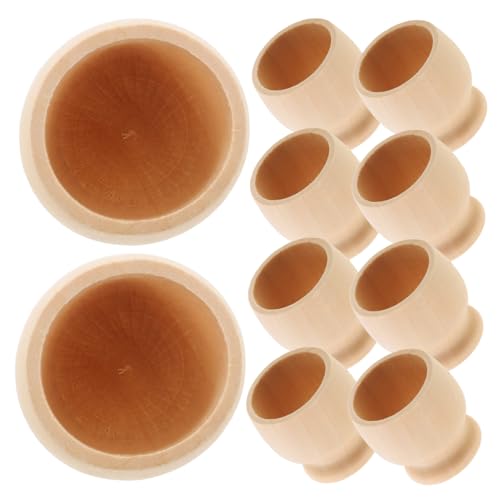 ARTSEWPLY 10 Stück Teiliges Natürliche Holz Eierhalter DIY Bemalbar Graffiti Ostern Eierbecher Glatt Sicher für Basteln und Osterdeko Party Küche Wohnzimmer ARTSEWPLY 10 Stück Teiliges Natürliche Holz Eierhalter DIY Bemalbar Graffiti Ostern Eierbecher Glatt Sicher für Basteln und Osterdeko Party Küche Wohnzimmer von ARTSEWPLY