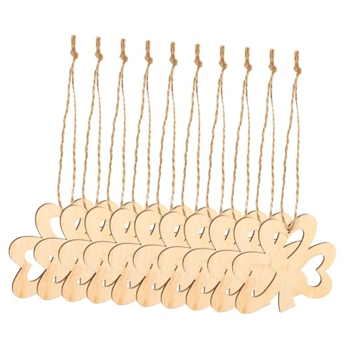 ARTSEWPLY 10 Stück Teiliges Natürliche Holz-kleeblatt Anhänger St Patrick S Day Dekoration DIY Bastelset Einfache Aufhängung Wiederverwendbar Festliche Partyverzierung ARTSEWPLY 10 Stück Teiliges Natürliche Holz-kleeblatt Anhänger St Patrick S Day Dekoration DIY Bastelset Einfache Aufhängung Wiederverwendbar Festliche Partyverzierung von ARTSEWPLY