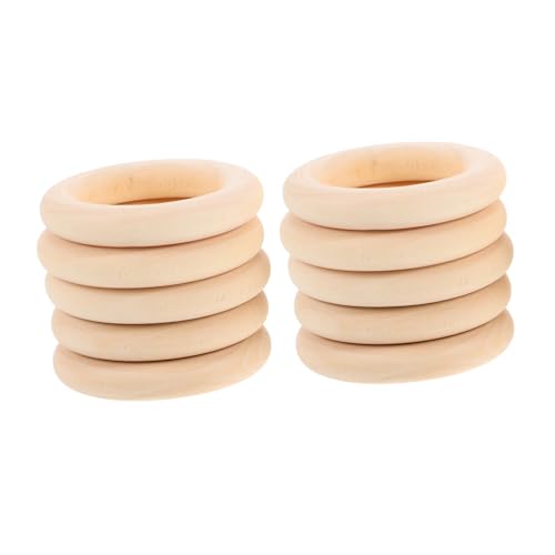 ARTSEWPLY 10 Stück Teiliges Natürliche Holzringe Glatt Poliert Robuste Vollholz Ringe für Basteln Makramee und Schmuckherstellung DIY Anhänger und Verbindungsstücke ARTSEWPLY 10 Stück Teiliges Natürliche Holzringe Glatt Poliert Robuste Vollholz Ringe für Basteln Makramee und Schmuckherstellung DIY Anhänger und Verbindungsstücke von ARTSEWPLY