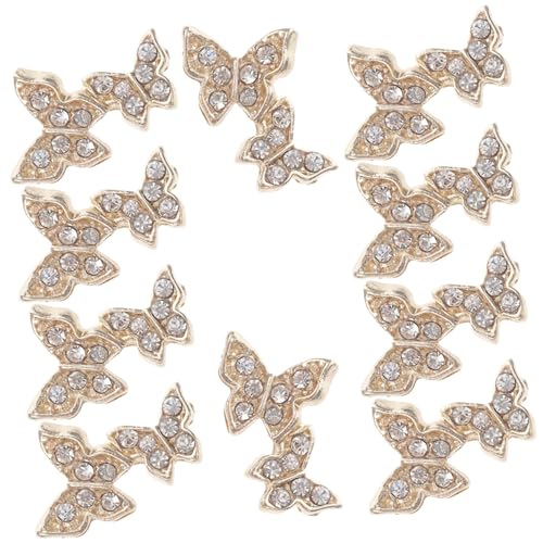 ARTSEWPLY 10 Stück Teiliges Schmetterling Nagel Schmuck Bunte Maniküre Dekoration Leichte Strasssteine für Nägel Multifunktional für Nagelkunst Handyhüllen Taschen und Bastelverzierung ARTSEWPLY 10 Stück Teiliges Schmetterling Nagel Schmuck Bunte Maniküre Dekoration Leichte Strasssteine für Nägel Multifunktional für Nagelkunst Handyhüllen Taschen und Bastelverzierung von ARTSEWPLY