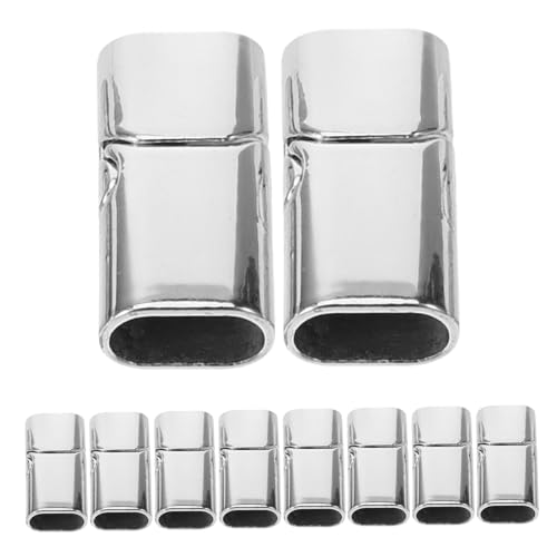 ARTSEWPLY 10 Stück Teiliges Schmuckverschluss für Armband und Halskette Langlebiger Legierungs Magnetverschluss Einfacher DIY Connector für Schmuckherstellung und Bastelbedarf von ARTSEWPLY