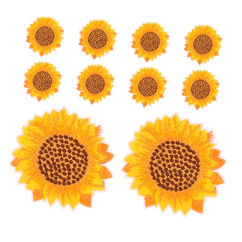 ARTSEWPLY 10 Stück Teiliges Set Bestickte Blumen Aufbügel Patches Dekorative Stoffapplikationen zum Aufnähen und Bügeln für Kleidung Taschen Hüte und DIY Reparaturen ARTSEWPLY 10 Stück Teiliges Set Bestickte Blumen Aufbügel Patches Dekorative Stoffapplikationen zum Aufnähen und Bügeln für Kleidung Taschen Hüte und DIY Reparaturen von ARTSEWPLY
