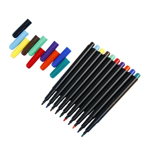 ARTSEWPLY 10 Stück Teiliges Whiteboard Marker Schreibstifte für Schule Büro Zuhause Leicht und Langlebig mit Sicherem Material für Flüssiges Schreiben und Vielseitige Anwendung ARTSEWPLY 10 Stück Teiliges Whiteboard Marker Schreibstifte für Schule Büro Zuhause Leicht und Langlebig mit Sicherem Material für Flüssiges Schreiben und Vielseitige Anwendung von ARTSEWPLY