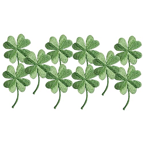 ARTSEWPLY 10 Stück Vier -Blätter -Graspaste -Blume vierblättrige Dekoration Kleidungsflicken kleine Kleiderflicken Hutflecken Aufnäher für Mütze austauschbare Kleiderflicken Stoff Grün ARTSEWPLY 10 Stück Vier -Blätter -Graspaste -Blume vierblättrige Dekoration Kleidungsflicken kleine Kleiderflicken Hutflecken Aufnäher für Mütze austauschbare Kleiderflicken Stoff Grün von ARTSEWPLY