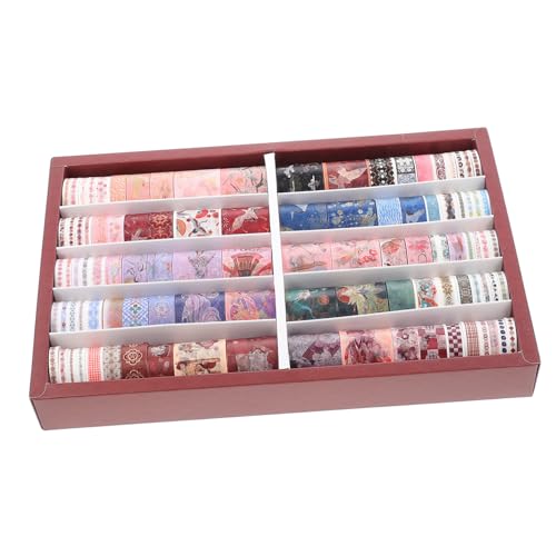 ARTSEWPLY 100 Rollen Washi Tape DIY Bastelband mit Bunten Mustern Selbstklebend Reißbar Dekoratives Klebeband für Scrapbooking Tagebuch Planer Kreative Papiergestaltung ARTSEWPLY 100 Rollen Washi Tape DIY Bastelband mit Bunten Mustern Selbstklebend Reißbar Dekoratives Klebeband für Scrapbooking Tagebuch Planer Kreative Papiergestaltung von ARTSEWPLY
