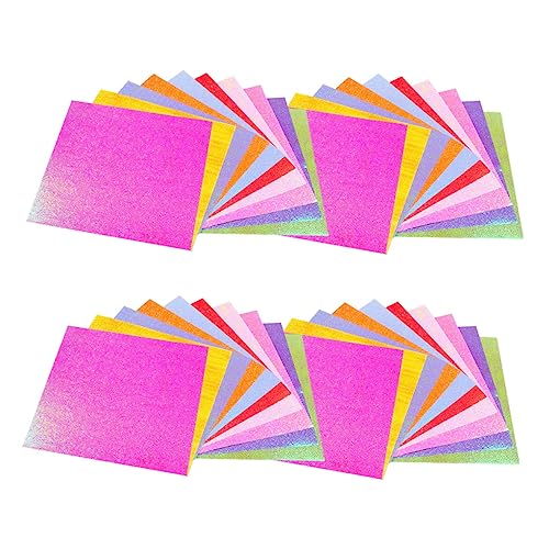 ARTSEWPLY 100 Stück Buntes Glitzer Origami Papier Handgemachtes Faltpapier Farben Bastelmaterial für Kreative Diy Projekte und Heimdekoration ARTSEWPLY 100 Stück Buntes Glitzer Origami Papier Handgemachtes Faltpapier Farben Bastelmaterial für Kreative Diy Projekte und Heimdekoration von ARTSEWPLY