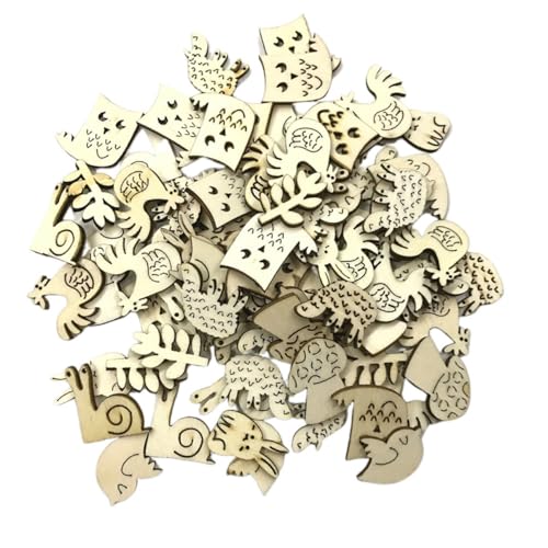 ARTSEWPLY 100 Stück DIY Bemalte Holzspäne Frühling Bastelbedarf Pilz Kits Hase Schnecke Ornament Realistische Pilze Niedliche Schneckengeschenke Stil Ausschnitte ARTSEWPLY 100 Stück DIY Bemalte Holzspäne Frühling Bastelbedarf Pilz Kits Hase Schnecke Ornament Realistische Pilze Niedliche Schneckengeschenke Stil Ausschnitte von ARTSEWPLY