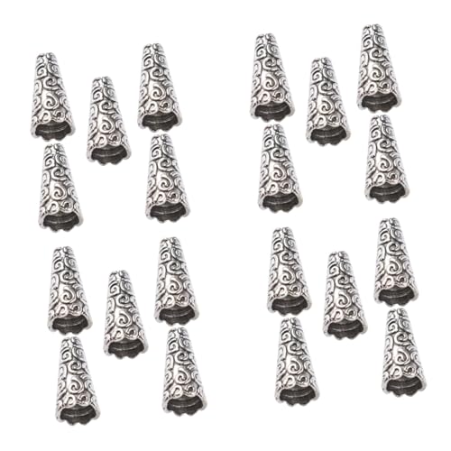 ARTSEWPLY 100 Stück DIY Schmuckzubehör Tassel Perlenkappen aus Langlebiger Zinklegierung für Armbänder Halsketten Ohrringe Basteln Zubehör in Antiksilber ARTSEWPLY 100 Stück DIY Schmuckzubehör Tassel Perlenkappen aus Langlebiger Zinklegierung für Armbänder Halsketten Ohrringe Basteln Zubehör in Antiksilber von ARTSEWPLY