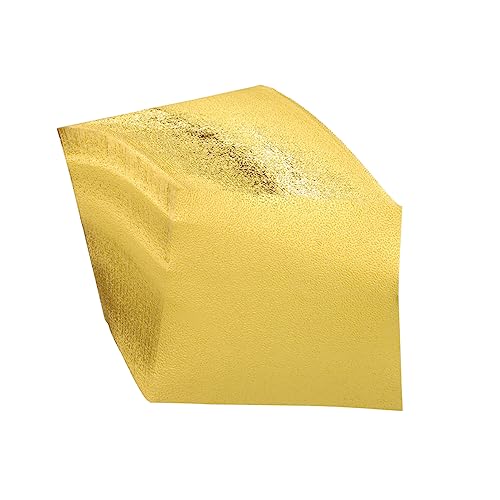 ARTSEWPLY 100 Stück Einseitiges Faltpapier für Origami Glitzerndes DIY Bastelpapier Gold Quadratisch für Partys Feiern und Kreative Projekte von ARTSEWPLY