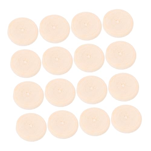 ARTSEWPLY 100 Stück Halbe Holzkugeln Natürliche Holzperlen für DIY Schmuck Bastelperlen Runde Holzhalbkugeln zum Bemalen Handwerk Dekoration von ARTSEWPLY