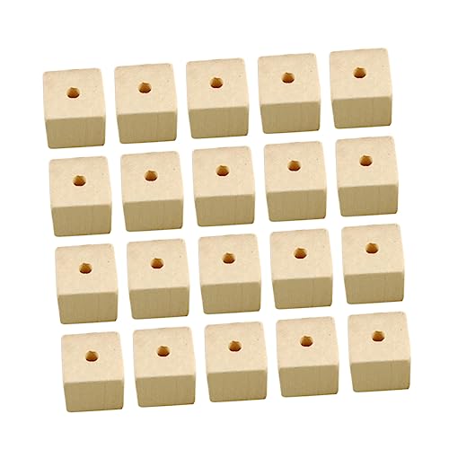 ARTSEWPLY 100 Stück Holzperlen Handgemachte DIY Schmuckzubehör für Armbänder Ketten und Bastelprojekte Natürliche Farbe Perlen für Kreative Bastelideen von ARTSEWPLY