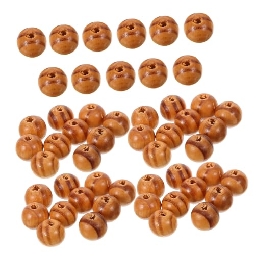 ARTSEWPLY 100 Stück Holzperlen für DIY Bastelarbeiten Bunte Bastelperlen Natürlichem Holz für Kreative Projekte Zubehör für Armbänder und Dekoration von ARTSEWPLY