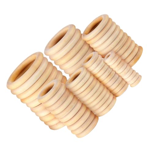 ARTSEWPLY 100 Stück Holzringe aus Naturholz Robuste DIY Holzkreise für Vorhangstangen Schmuckherstellung Anhänger und Kreative Bastelprojekte ARTSEWPLY 100 Stück Holzringe aus Naturholz Robuste DIY Holzkreise für Vorhangstangen Schmuckherstellung Anhänger und Kreative Bastelprojekte von ARTSEWPLY