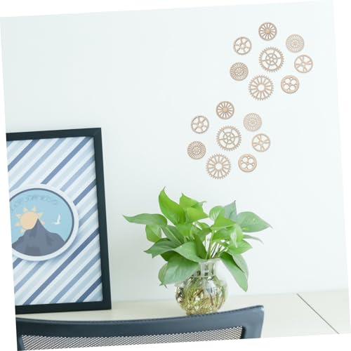 ARTSEWPLY 100 Stück Kleine Holz Zahnräder mit Aussparung Industrielles Wanddekor für Büro Wohnzimmer Schlafzimmer Kreative DIY Holz Wandverzierung Leicht und Kompakt Modernes Design ARTSEWPLY 100 Stück Kleine Holz Zahnräder mit Aussparung Industrielles Wanddekor für Büro Wohnzimmer Schlafzimmer Kreative DIY Holz Wandverzierung Leicht und Kompakt Modernes Design von ARTSEWPLY