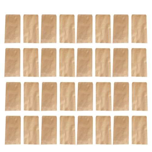 ARTSEWPLY 100 Stück Kraftpapier Aufbewahrungstaschen Packung Tragbare Feuchtigkeitsgeschützte Papiertüten für Garten Lebensmittel Samen und Kleine Gegenstände Verpackung von ARTSEWPLY