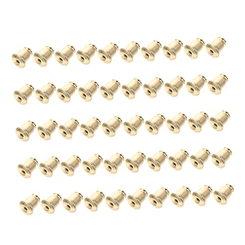 ARTSEWPLY 100 Stück Kupfer Ohrstecker Verschlüsse Ohrring Stopper Sicherer Ohrring Rückseiten Schmuckzubehör für Hängende und Stecker Ohrringe Alltag und Party ARTSEWPLY 100 Stück Kupfer Ohrstecker Verschlüsse Ohrring Stopper Sicherer Ohrring Rückseiten Schmuckzubehör für Hängende und Stecker Ohrringe Alltag und Party von ARTSEWPLY
